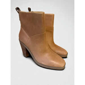 Crown Vintage Randie Booties Ankle Boots Brown Women’s Size 7.5 Nwob Read C1